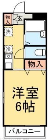 クレッセント高砂の物件間取画像